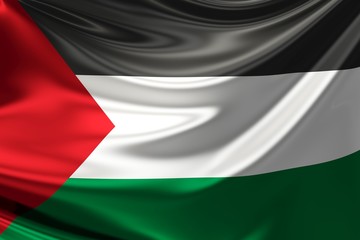 Flag of Palestine.