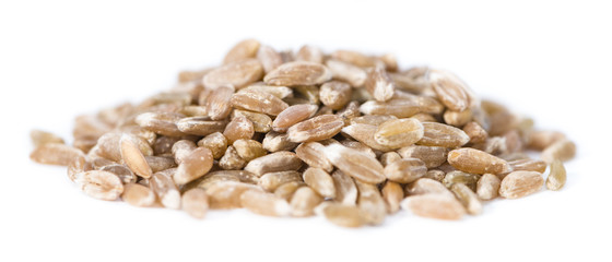 Spelt (isolated on white)