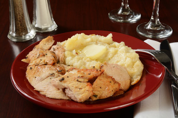 Turkey and potatoes