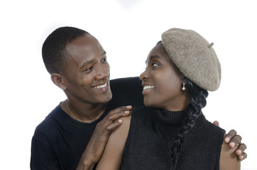 Junges afrikanisches Paar