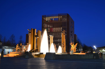 the new concert hall in belgian bruges.