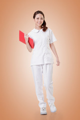 Attractive Asian nurse