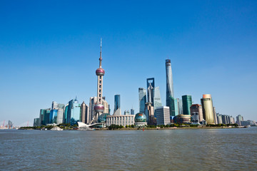 beautiful cityscape of Shanghai