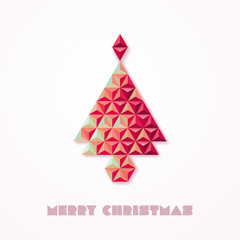 Christmas Tree of triangular crystal