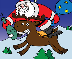 Cheerful Santa Claus