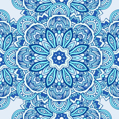 Tribal ethnic seamless pattern abstract background ornament illu
