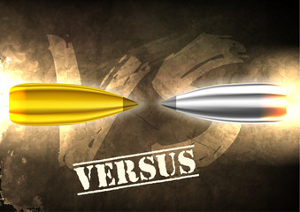 bullet background concept. illustration