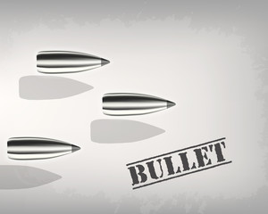 bullet background concept. illustration