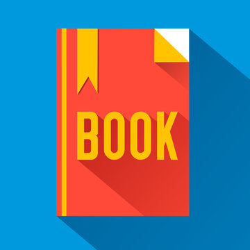 flat book design. vector illustration concept