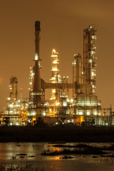 Fototapeta premium Petrochemical plant, Refinery