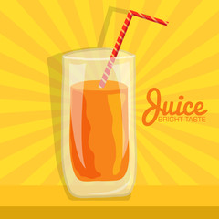 colorful coctail vector illustration background concept