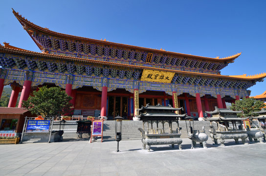 Buddhist compounds of Chongsheng Temple in Dali city,China
