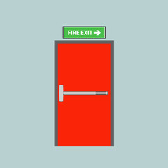 fire exit door