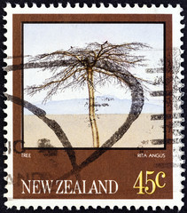 Tree by Rita Angus (New Zealand 1983)