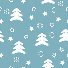 vector seamless pattern winter, christmas