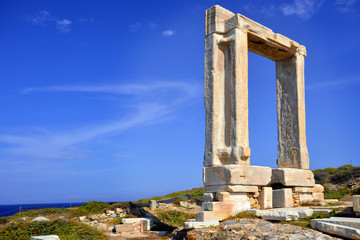 Fototapeta na wymiar Portara, Naxos island, Greece
