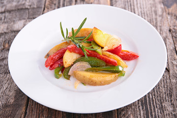 fried vegetables