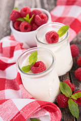 yogurt and berry