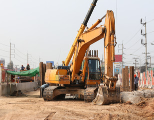 construction excavation machine - 74222621