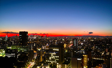 Obraz premium 新宿副都心の夜景