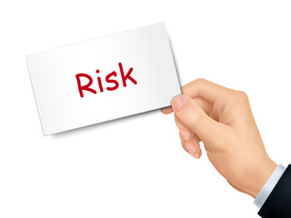 risk card in hand