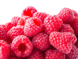 Raspberries background