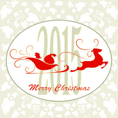 Merry Christmas background, vector illustration