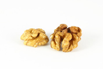 Walnuts Isolated on White Background