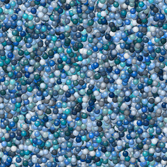 Seamless pattern of colorful balls