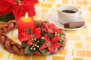 Making advent wreath