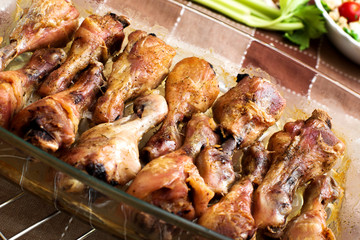 Grilled chicken legs
