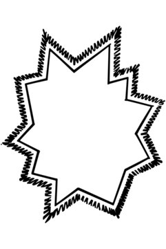 Starburst Ad Frame