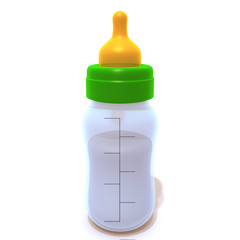 Baby Bottle 3d illustration