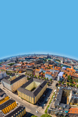 Naklejka premium Copenhagen panorama