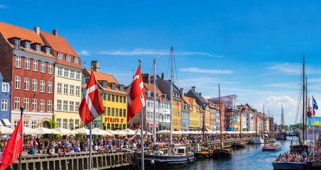 Copenhagen, Nyhavn - obrazy, fototapety, plakaty