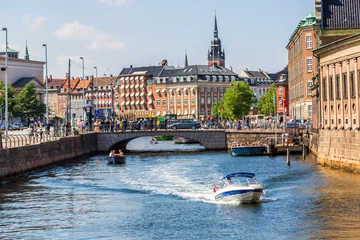 Foto op Canvas Center of Copenhagen, Denmark © Sergii Figurnyi