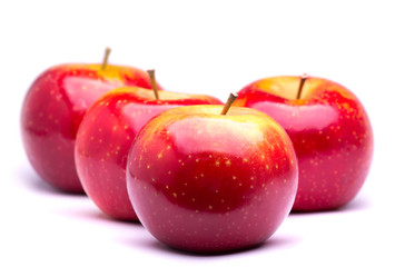red ripe apples
