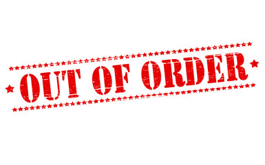 Out of order