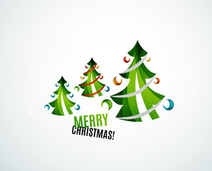 Christmas tree geometric design