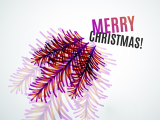 Christmas tree branch toy, New Year Concept