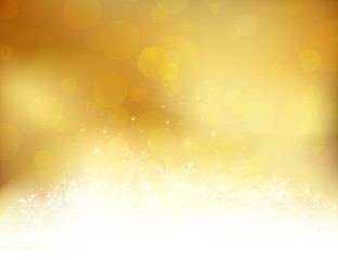 Golden Christmas background