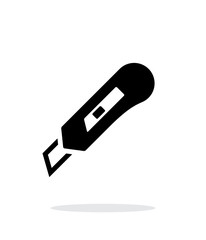 Knife icon on white background.