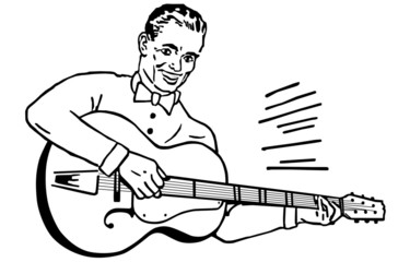 Obraz premium Guitar Player