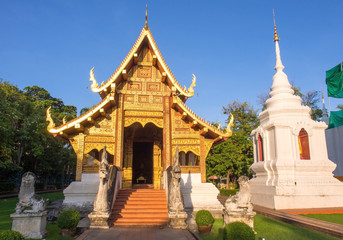 Fototapeta premium Lai Kam Pavilion to wyjątkowy architekt stylu sztuki z północnej Tajlandii