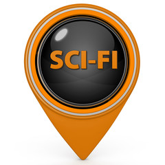 SciFi pointer icon on white background