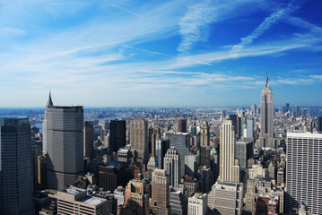 Fototapeta na wymiar Vue sur Manhattan, New York