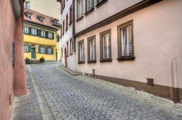 Historical houses in Bamberg, Germany