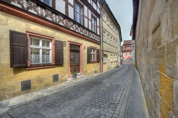 Historical houses in Bamberg, Germany