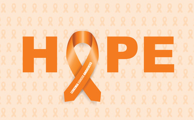 leukemia cancer awareness ribbon