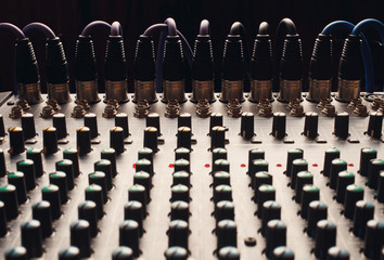 Obraz premium Soundboard knobs